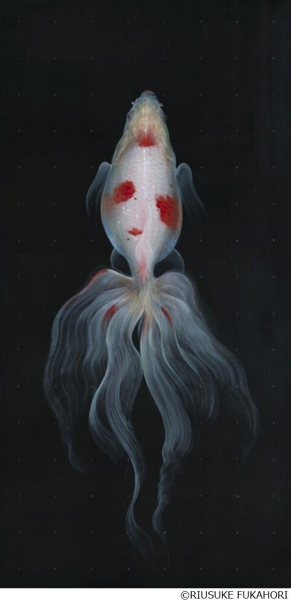 【大阪会場開幕】深堀隆介展　水面のゆらぎの中へ　世界に一つ！“金魚酒“新作を特別販売！