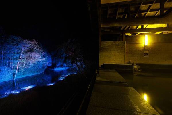 新感覚体験！四万十町で光の温泉イルミネーション開催