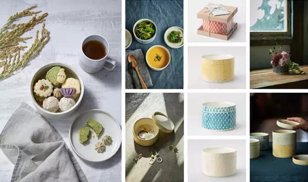 波佐見陶箱クッキー バレンタイン期間限定色「 PLEATS ピンクベージュ」販売のお知らせ