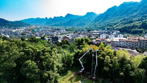 400万人の水資源を守る 中国浙江省、貯水容量最大の水庫建設で送電線地下化を完了