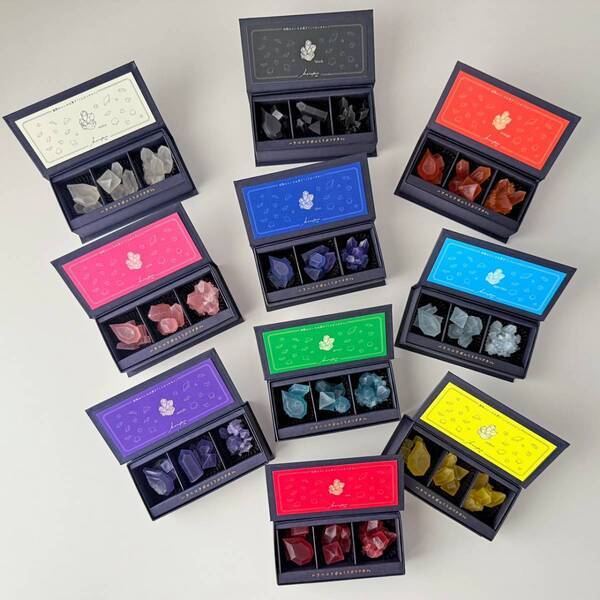 “推し色”で楽しむ宝石菓子。全10色展開の琥珀糖ボックスが登場！2025年8月8日(金)より期間限定予約開始