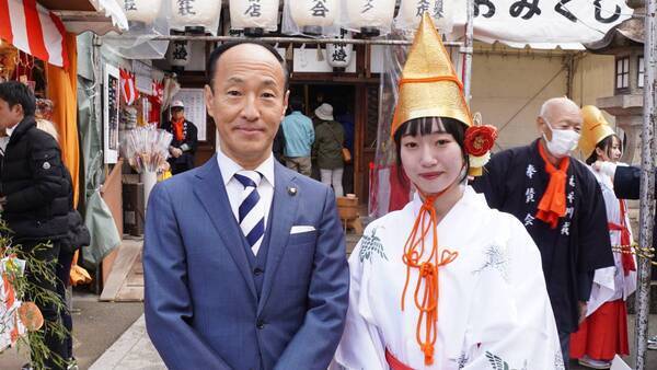 大阪国際大学のボランティアバンクの学生が「ねや川 戎大祭」の福娘として参加しました！