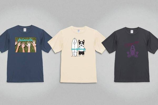 スマホで自由にデザイン！サステナブル＆SPF50+・吸水速乾ドライTシャツ：8/9(土)新発売