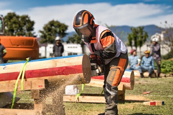 磨き上げた技で挑む、ながさき伐木チャンピオンシップ