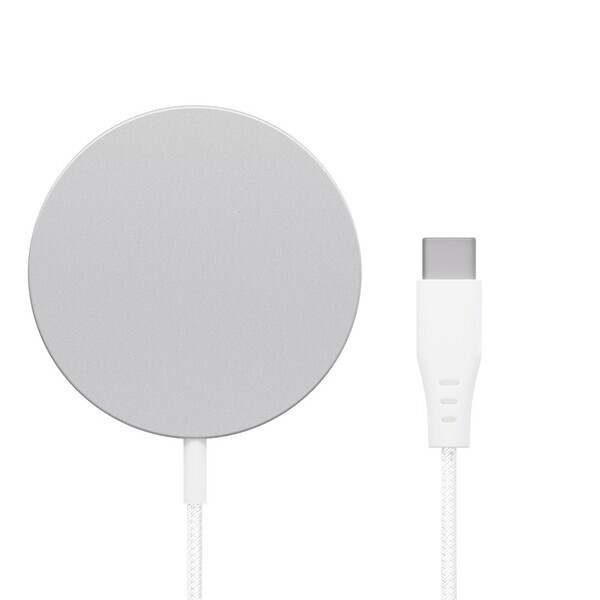 有線イヤホンを使いながらでもマグネットでピタッと充電できるマグネット式ワイヤレス充電器を株式会社PGAが07月28日より新発売