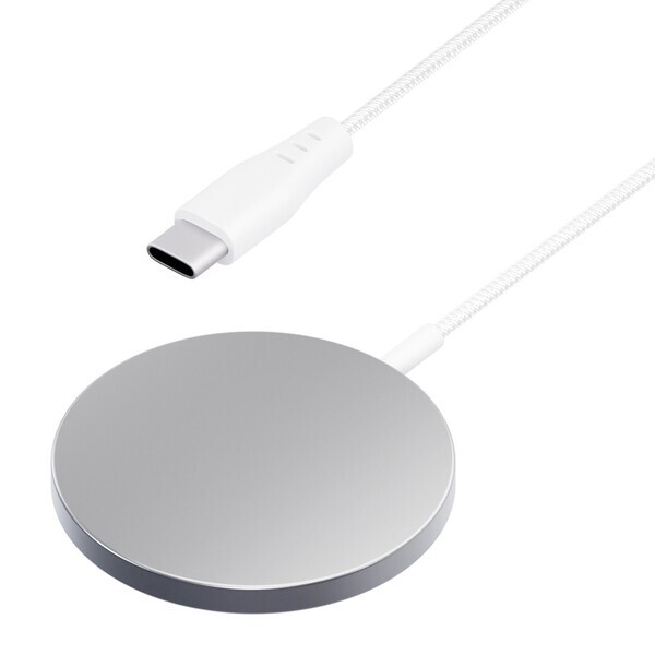 有線イヤホンを使いながらでもマグネットでピタッと充電できるマグネット式ワイヤレス充電器を株式会社PGAが07月28日より新発売