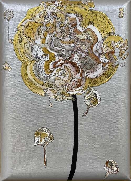 大切な人と分かち合いたい！感謝の気持ちが込められた代表作美しい花束/ ブーケ中心の絵画展、奥田雄太個展"with gratitude"