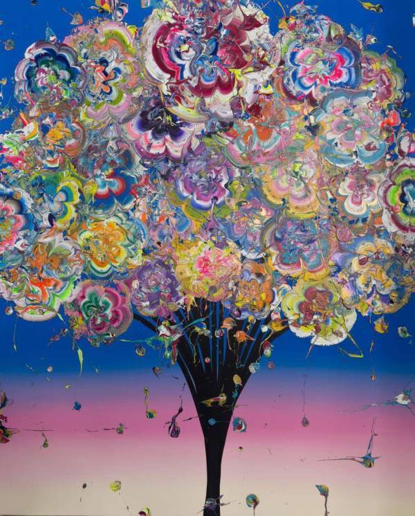 大切な人と分かち合いたい！感謝の気持ちが込められた代表作美しい花束/ ブーケ中心の絵画展、奥田雄太個展"with gratitude"