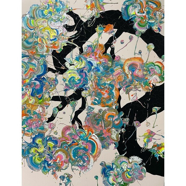 大切な人と分かち合いたい！感謝の気持ちが込められた代表作美しい花束/ ブーケ中心の絵画展、奥田雄太個展"with gratitude"