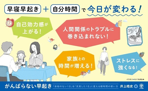 いちばんやさしい「早起き」の本ができました！人気朝活コミュニティの主催者が教える、朝時間を「楽しく」使う方法