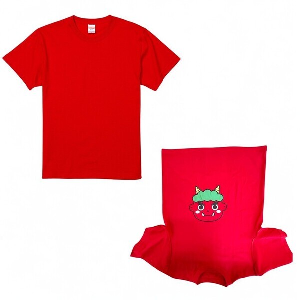 【新商品】節分準備はこれで決まり！1/17発売「くるりん鬼Tシャツ」で瞬間変装！シンプル無地で日常使用もOK！