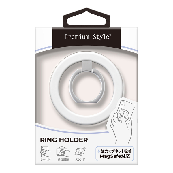 強力マグネットでピタッとくっつくMagSafe対応スマホリングホルダーを株式会社PGAが2月28日より新発売