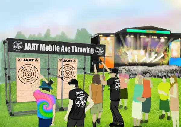 【日本初上陸】斧投げデリバリー "Mobile Axe Throwing(モバイルアックススローイング)"を2022年8月8日より提供スタート！