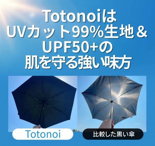 【強遮熱×UVカットで体感-7℃】3秒でキレイにたためる 晴雨兼用 進化系折りたたみ傘 "Totonoi" がMachi-ya（CAMPFIRE）にて先行販売が開始しました！