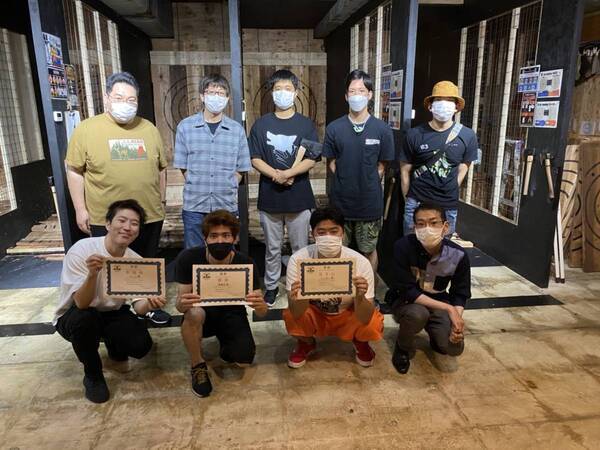 斧投げ大会「Axe Throwing Rookies Cup 2022」開催報告  ～“THE AXE THROWING BAR®︎”にて8月21日に開催～