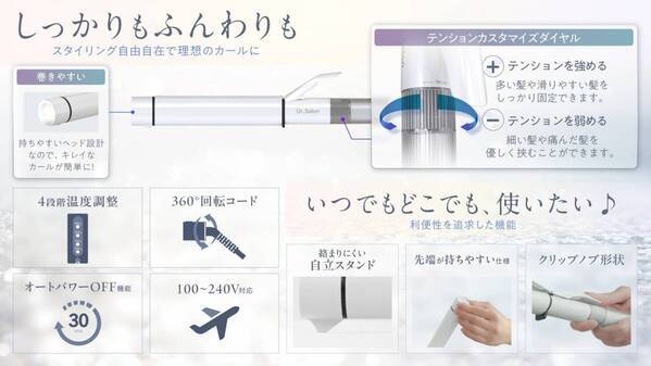 【Ur.Salon】アイロンで髪が痛む時代はもう終わり！誰でもカンタンに「プロ仕上げ」を叶える美容家電が登場