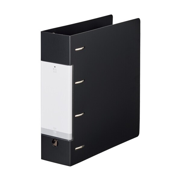 D型リングファイル(4穴)から大容量750枚収容タイプ新発売