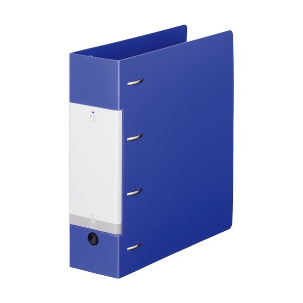 D型リングファイル(4穴)から大容量750枚収容タイプ新発売