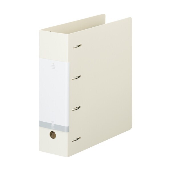 D型リングファイル(4穴)から大容量750枚収容タイプ新発売