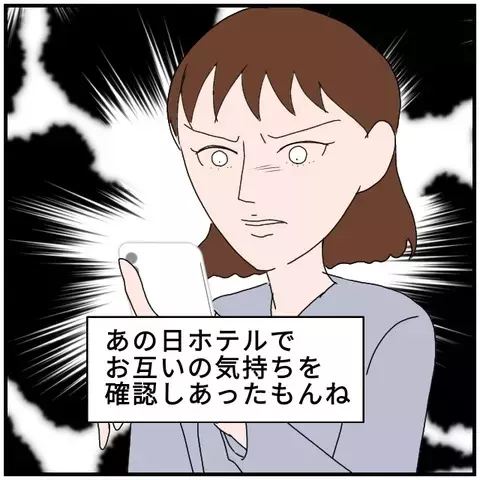 信じてたのに…！ 目を疑うような同僚女性からのメッセージ【優しい夫とその同僚 Vol.74】