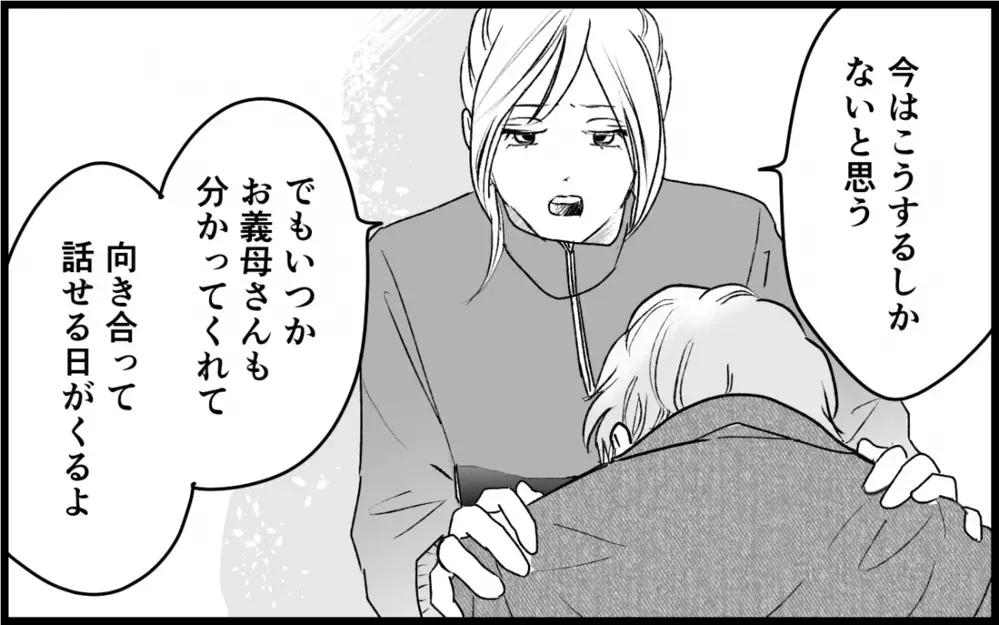 義妹の自立のために…救出作戦を決行！ でも義母が行く手を阻んできて…＜義実家に入れない理由 16話＞【彼女たちの真実 まんが】