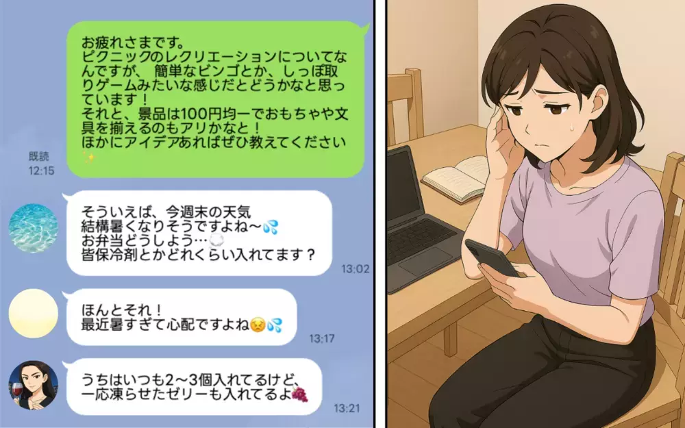 あからさまな既読無視…園の行事で孤立させようとするママ友の真意とは【ママ友いじめは突然に Vol.3】