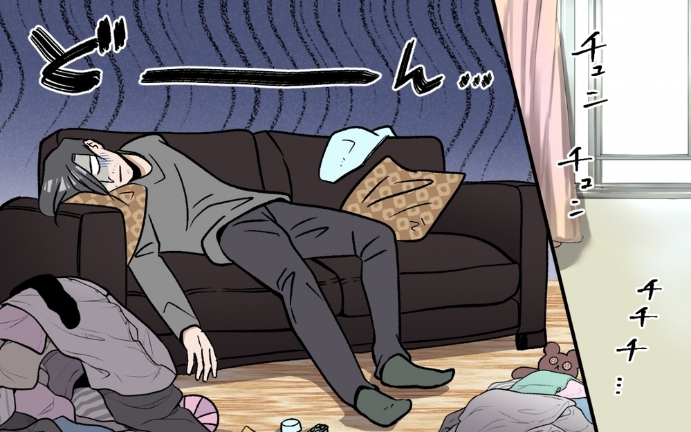 「俺は育児の大変さを見てなかった」調子に乗っていた夫の後悔と決意 ＜育休なんて楽勝でしょ？ 12話＞【うちのダメ夫 まんが】