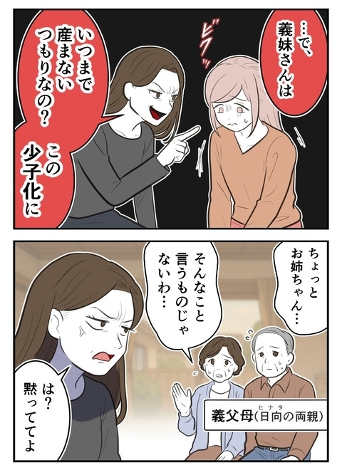 心穏やかに暮らしていたのに…！　無神経な義姉が登場【産んだら幸せになると思ってた Vol.50】