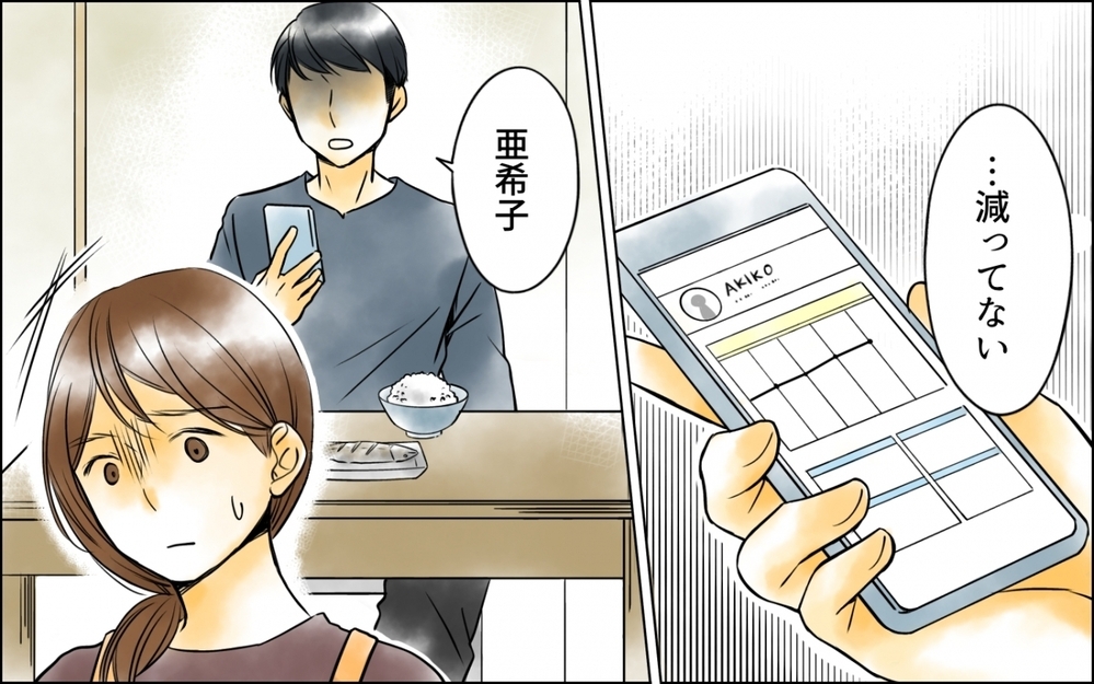 「太り過ぎじゃない？」協力という名の夫の監視が始まる ＜妻の体重をアプリで監視する夫 1話＞【モラハラ夫図鑑 まんが】