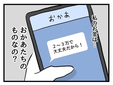 私のお金は家族のもの!?　初めて抱いた疑問【私の家族って変ですか？ Vol.30】