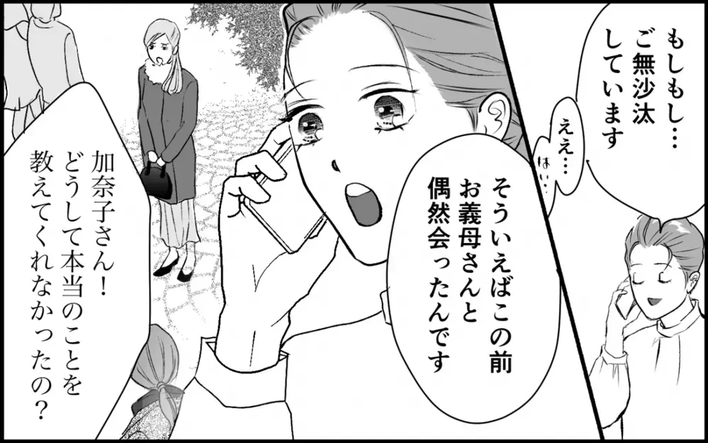 「本当のことを告げてくれたら…」息子の正体を知った義母に訪れた予想外の結末＜夫家族の異常な絆 18話＞【義父母がシンドイんです！ まんが】