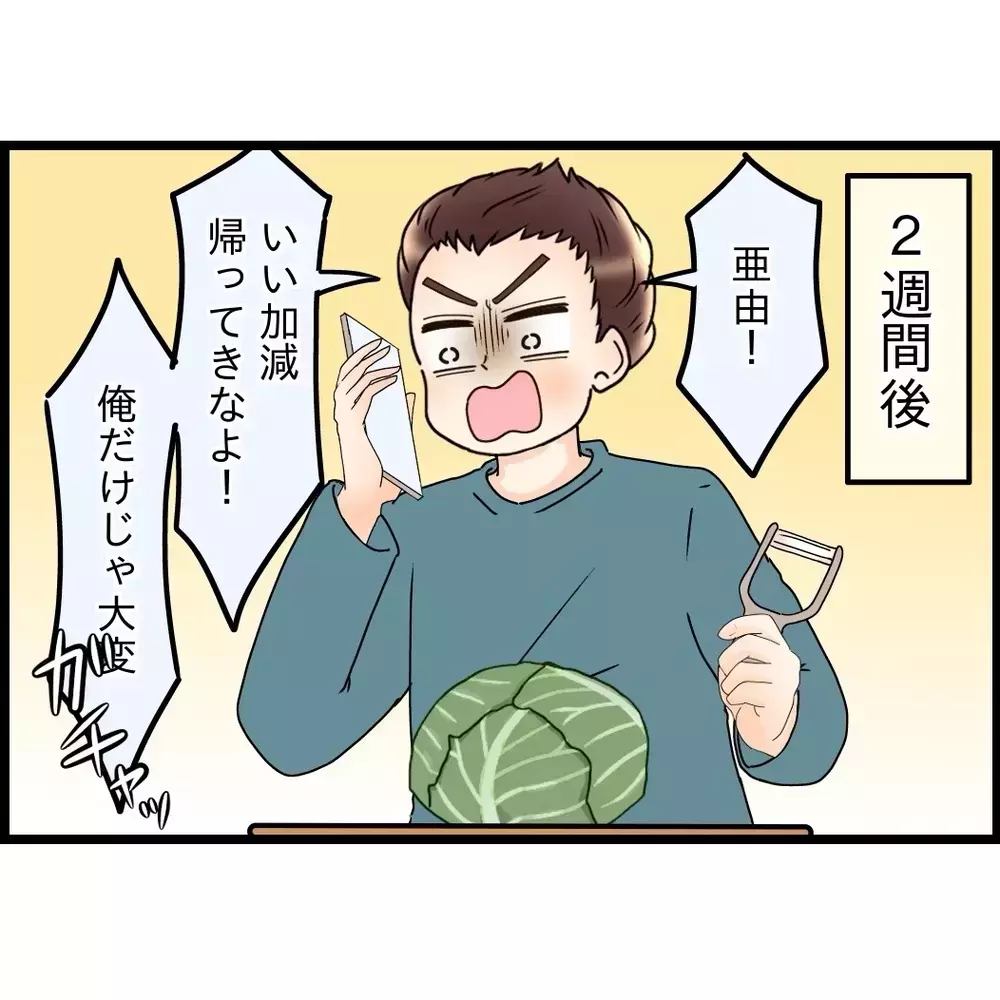 「すぐ戻るだろ」そう思っていた夫に突きつけられた1か月後の現実【嫁姑問題に巻き込まれています Vol.84】