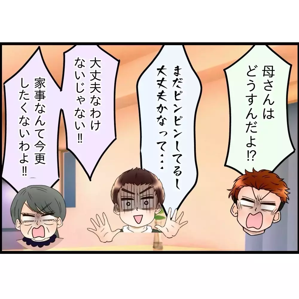 母のことは誰が見る？離婚だけは避けたい夫が出した答えがあまりにも軽すぎた【嫁姑問題に巻き込まれています Vol.95】