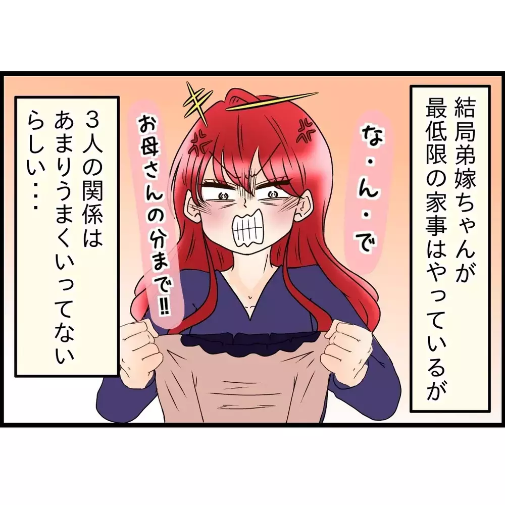 夫は「親孝行は自分でやる」を実践！見守ることに…一方 弟家族の方は…【嫁姑問題に巻き込まれています Vol.116】