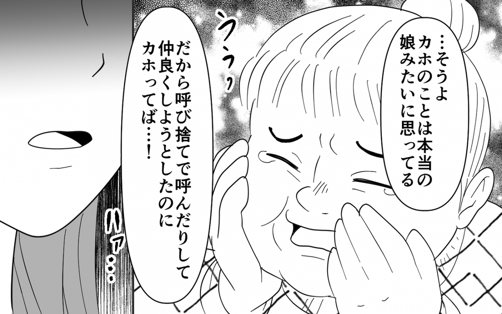 「同居したかったの！」泣き落としを始めた義母に冷静な嫁「これ以上嘘をつくのはやめて」【同居したら呼び捨て義母 Vol.9】