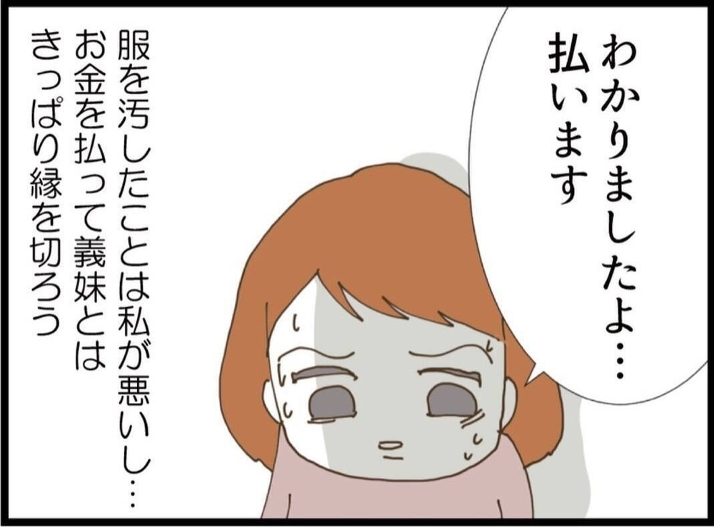 「お金は明日振り込んで！」もう弁償しかないと思っていたら…意外な人が助けてくれる【私が義妹と縁を切った理由 Vol.24】