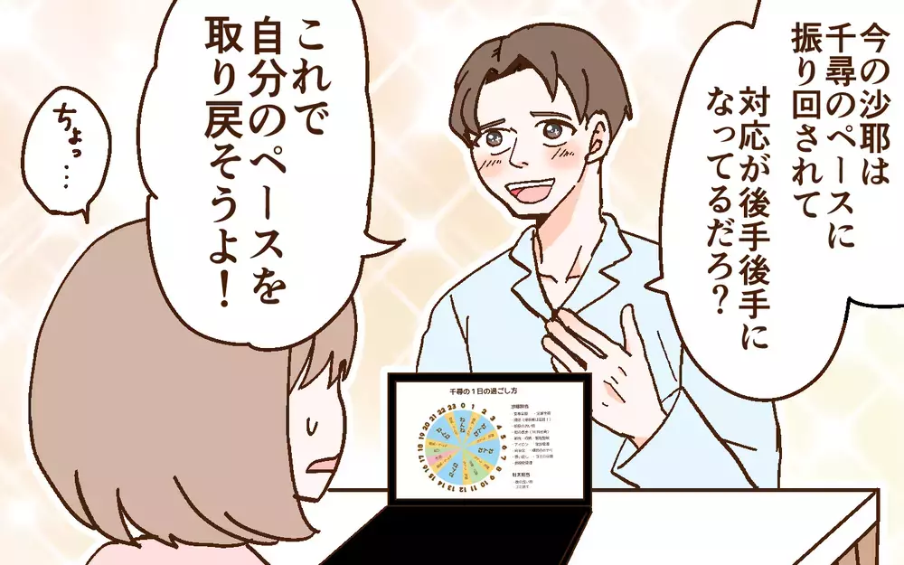 「俺が子育て生活を管理してあげよう！」夫の自信満々プログラムを提案!? 妻が壊れていく過程に夫は気づくのか…