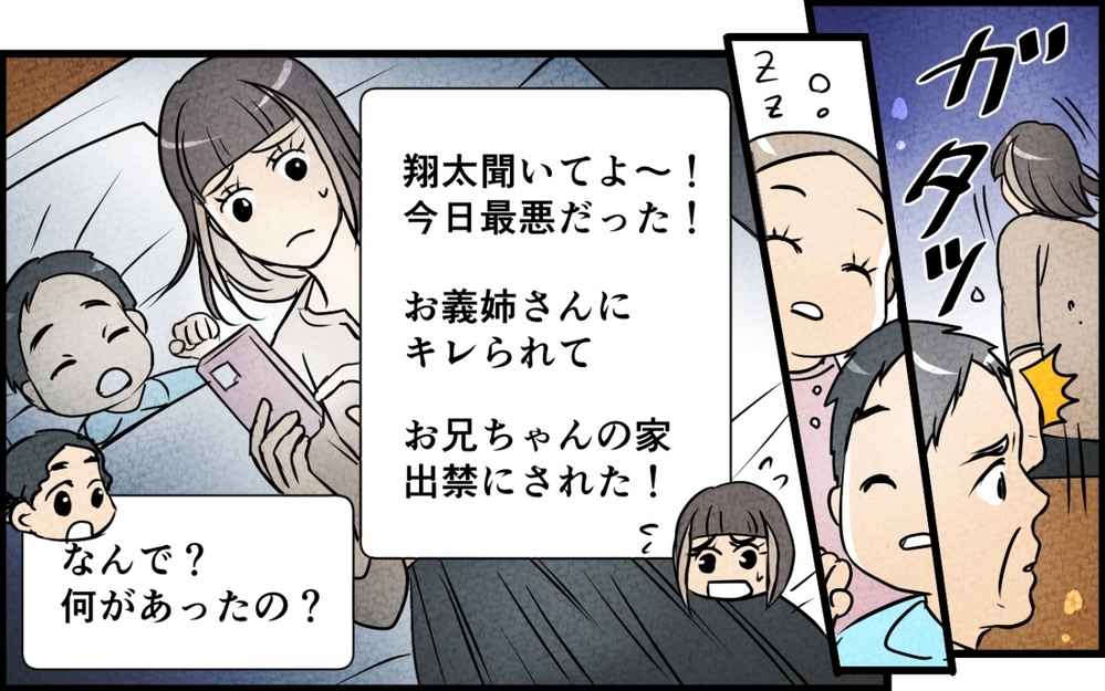 兄夫婦の家を出禁になった家族…義姉がキレたせいで私は悪くないのに…！【仲良し義実家に荒らされた家 Vol.11】