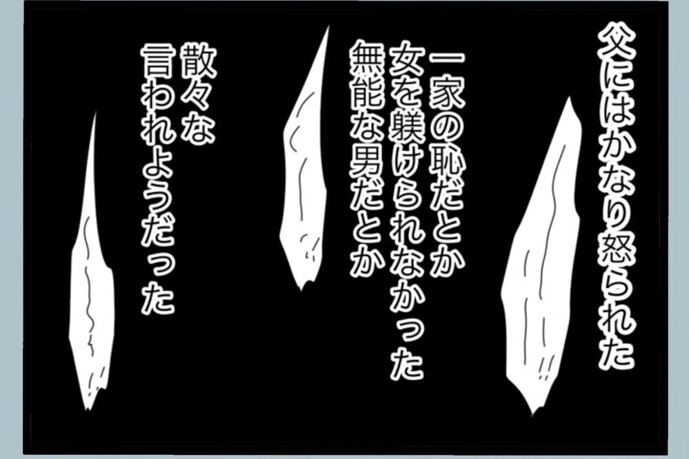 離婚報告で父が激怒…ずっと正しいと思っていた言葉が初めて“おかしい”と思った【夫から脱却できますか？ Vol.194】