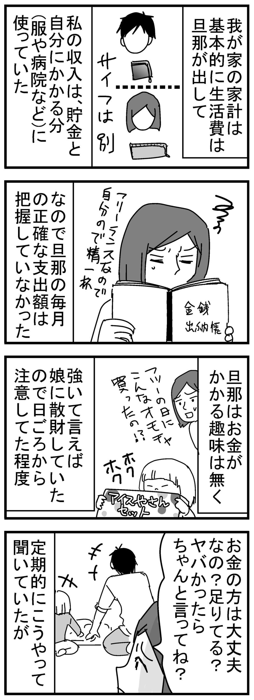 妻「リボ払いとかしてないよね…？」夫「一括だから大丈夫だよ」と思ったら…夫のカードが使用不能に!? リボ払いの疑惑を否定し続けた夫の「貯金できてる」発言の裏に隠されていた衝撃の事実