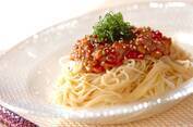 ランチに迷ったらコレ！人気冷製パスタレシピ3選〜焼きナス・梅納豆・明太子チーズ〜