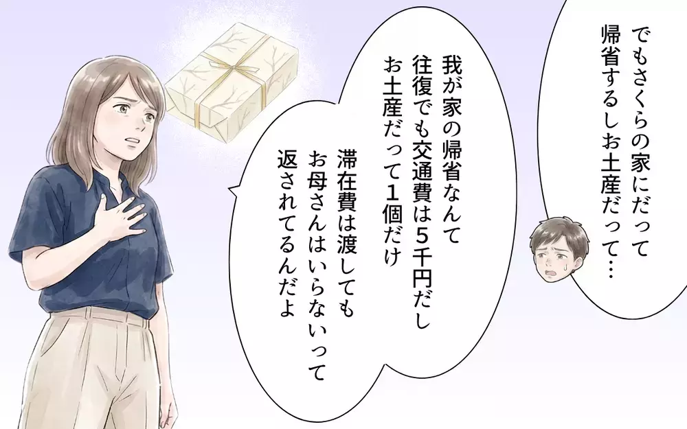 「帰省で毎回20万!?」まさかの現実に夫も唖然…こんなに本当に必要？【帰省のたびに手土産にお金がかかる Vol.4】