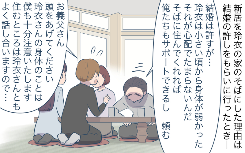 「自分の家なのに帰りたくない」義実家の隣に家を建てたことで地獄が始まり…毎日帰ると義父がいる家から段々足が遠のいていった結果