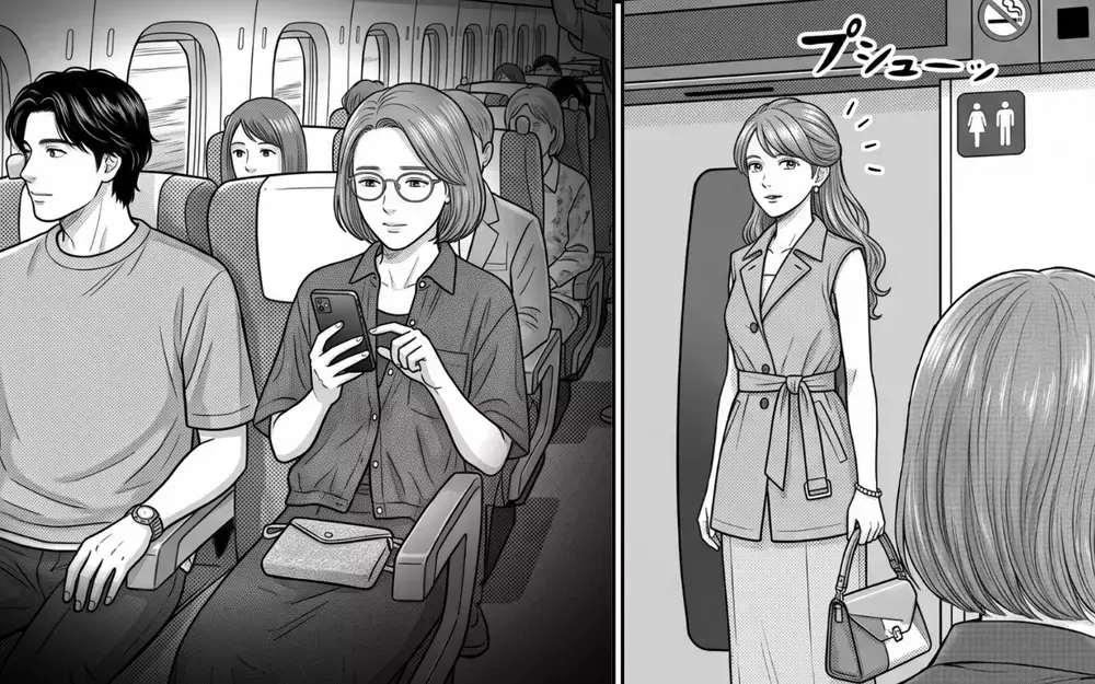 「もしかして俺に惚れた？」新幹線で俺に突っかかってくる前席の女…恋の予感!?【お盆の新幹線のトンデモ迷惑客 Vol.4】