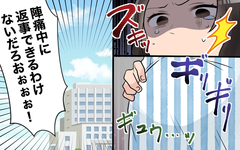 「もう、うるさい！」陣痛の真っ最中に義母から連投メッセージ！義母の心配性はさらにとどまることなく…