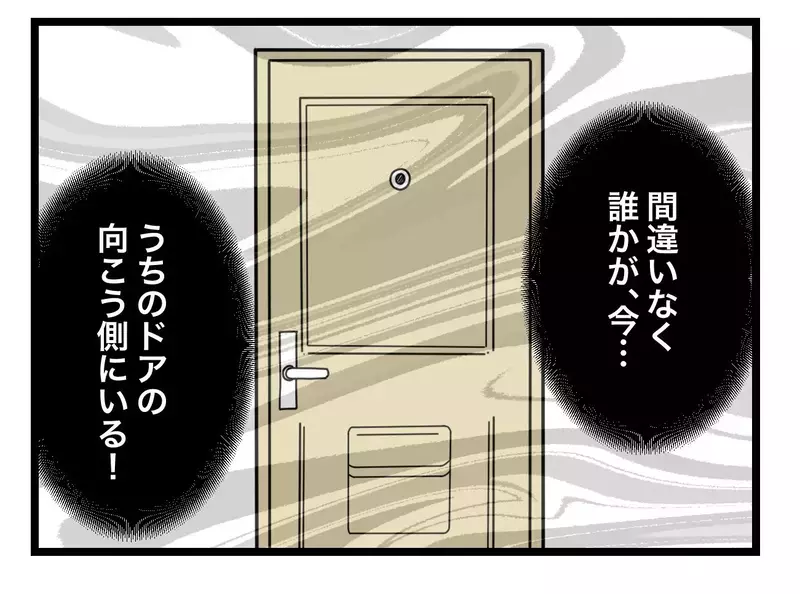 「まさか…もう来たの!?」扉の前に、私を狙う奴がいる？【SNSに子供の顔を晒すママ友 Vol.63】