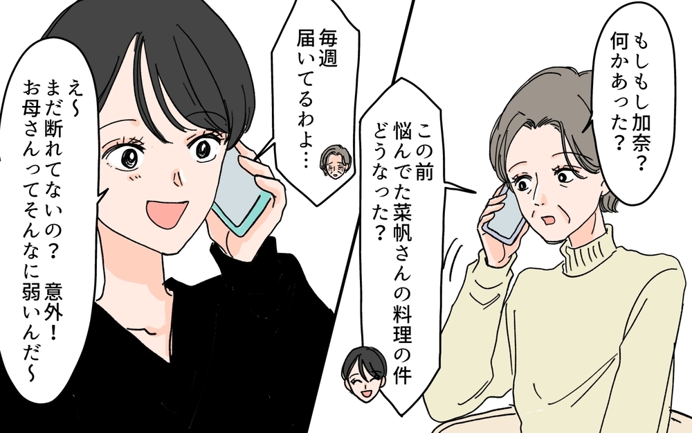 「これも親戚付き合いだと思って我慢すべき？」断れない義母に嫁が持ち込む大量のおかず＆手作り化粧水…ついにはお金まで要求⁉︎