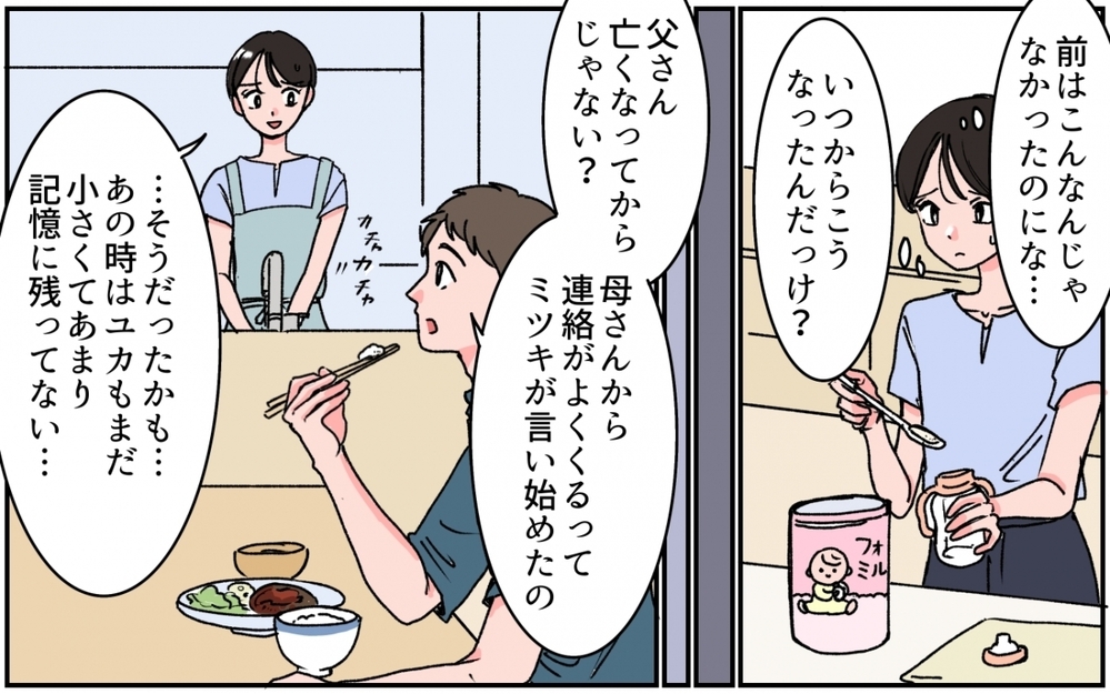 「あなたさえそばにいてくれたら寂しくないわ」義姉よりも私に執着してくる義母…アポなし訪問やメッセージがエスカレートしていく