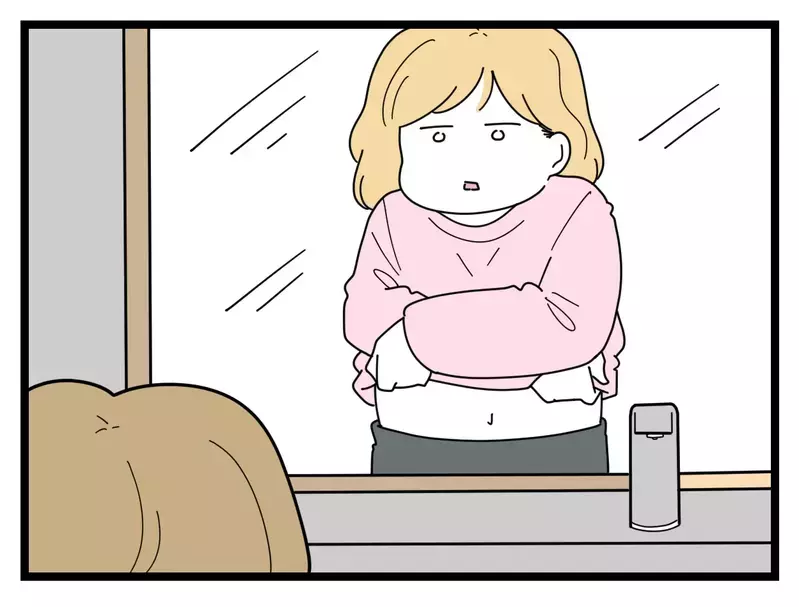 出産後に体重は戻らず妊娠線もひどい… 鏡に映る自分の姿は夫の言うように豚のようだった！【比較夫 Vol.8】