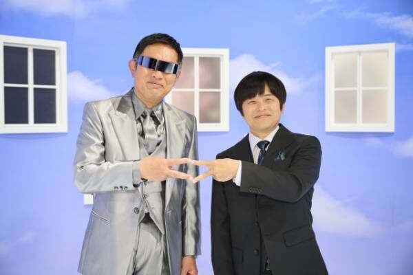 31日放送『ノンレムの窓』（左から）内藤剛志、バカリズム（C）日本テレビ